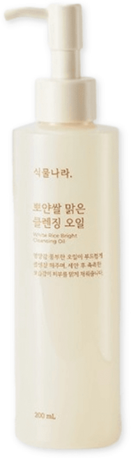 식물나라 클렌징오일 어린녹차/뽀얀쌀 200ml 1개