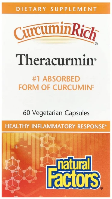 네추럴팩터스 커큐민리치 테라커민 베지테리안 캡슐 글루텐 프리 무설탕, 60정, 1개 - 쿠팡