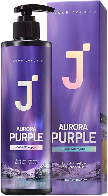 제이숲 컬러제이 오로라 보색 샴푸 퍼플, 380ml, 1개 - 쿠팡