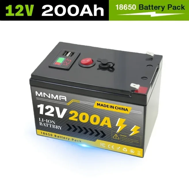 초대형 용량 12V 200Ah 리튬 LiFePO4 딥 사이클 배터리 태양광/풍력 발전 소형 UPS 조명 등에 적합, 03 12E 200Ah Battery