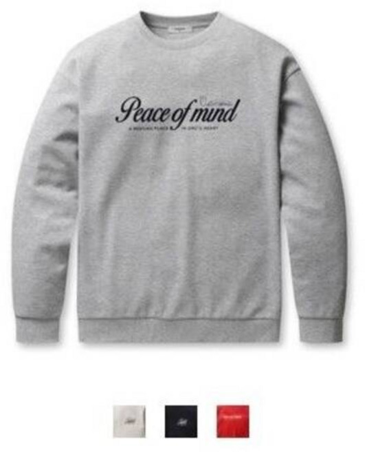 [백화점 정품] 25FW 남성 더블니트 그래픽 맨투맨 티셔츠 PHF4TR1220