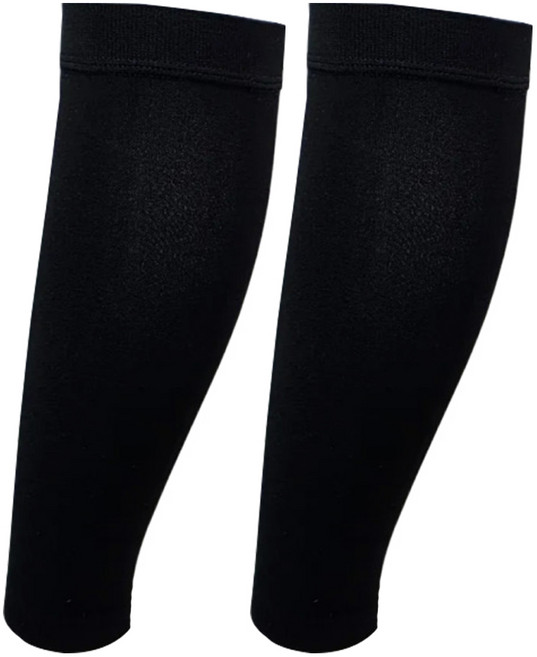 메디지아 의료용 종아리형 압박스타킹 압박밴드 종아리 블랙, 1세트, 종아리/무릎형