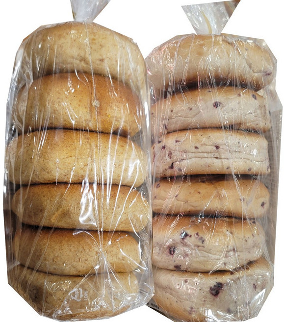 (통밀베이글+크랜베리블루베리) 코스트코 워터보일드 베이글 세트, 1개