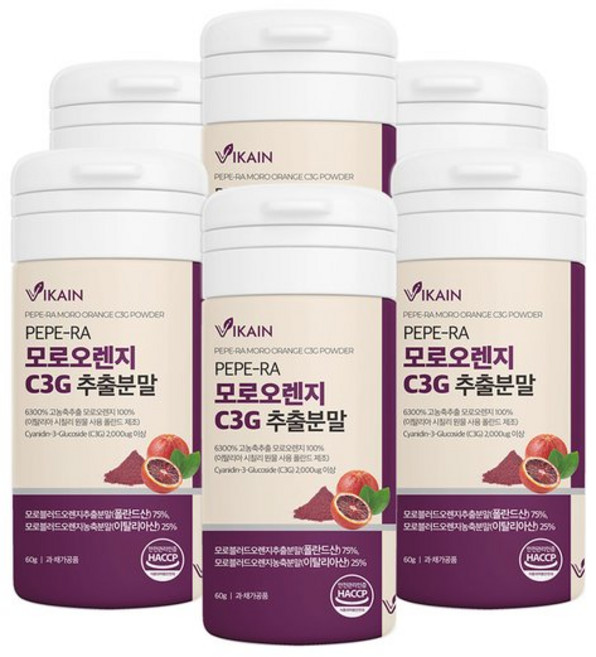 모로실 모로오렌지 다이어트 분말 C3G 모로실다이어트 모르실 오렌지 모노오렌지 6개, 1개, 3g