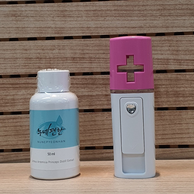 누네편한 아이 미스트 눈 건조 보습 피로완화, 디바이스+액상, 1개, 50ml