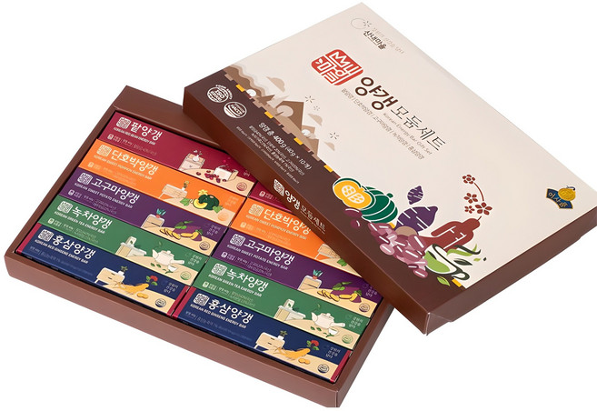 산내마을 양갱 모둠 세트, 400g, 1개