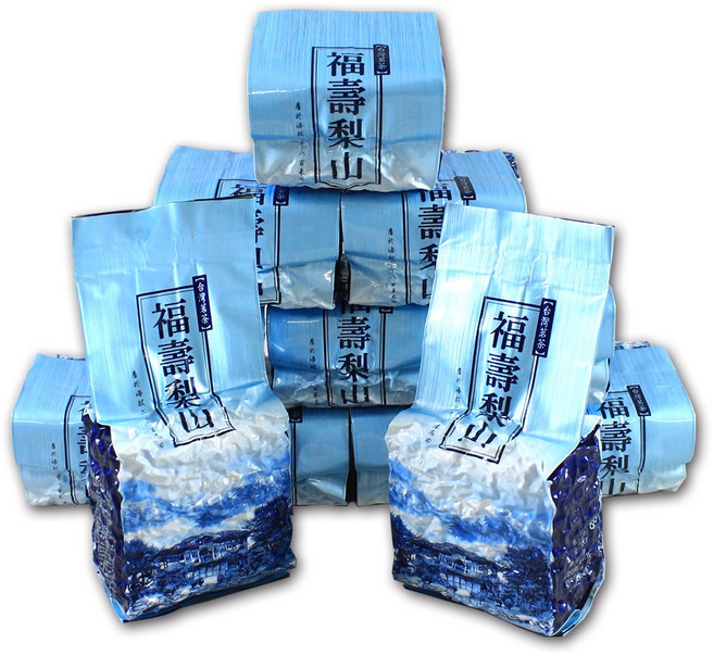 【龍源茶品】福壽梨山馥冽銀霜高山烏龍茶葉共900g/附提袋 口感醇厚回甘, 1個, 75g, 12個裝