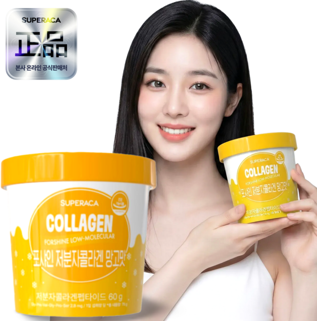 수퍼라카 저분자 콜라겐 영양제 망고맛, 1세트, 30회분