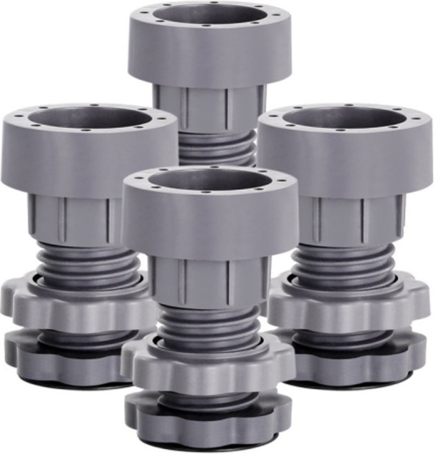 가려거든 높이조절 흔들림 소음 방지 세탁기 받침대, 4세트