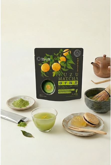 坪市製茶 宇治抹茶拿鐵 奶茶粉, 1個裝, 50g, 1個, 柚子抹茶粉｜2027.11