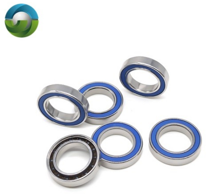 S6802 2RS 스테인리스 하이브리드 세라믹 베어링 15x24x5 mm ABEC-9 (1개) 자전거 하단 브래킷 부품 Si3N4, [51] 15267RSCB  15x26x7, [01] 1PCS