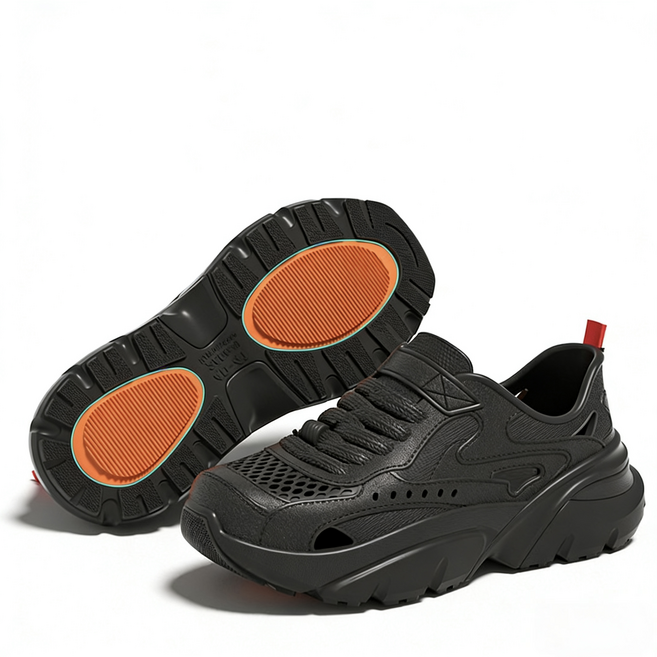 커플 샌들/슬리퍼 워터슈즈 남녀공용 EVA 쿠션 구멍신발 5cm 키높이 무중력 착화감