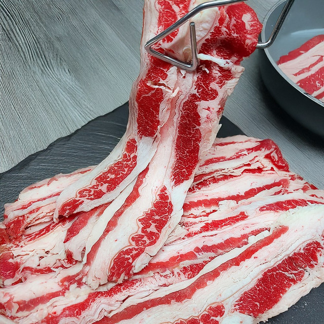 [고기에빠지다] 우삼겹 소고기 500g 구이용 불고기용 가성비 캠핑용 냉동 보관, 1개