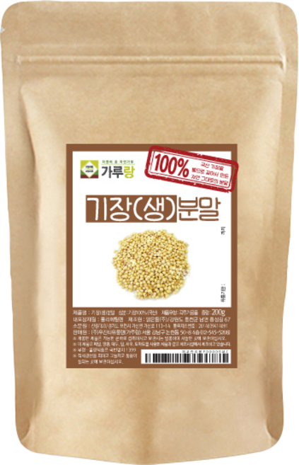 가루랑 100% 국산 기장(생)분말 선식 1kg, 1개
