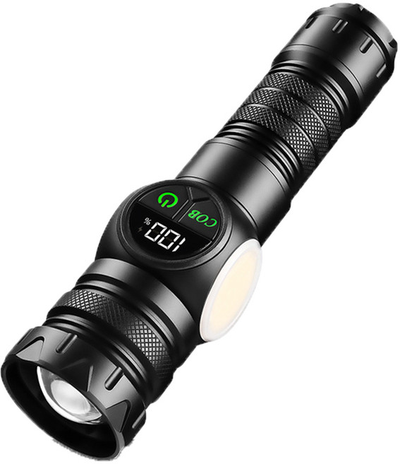 엘마운틴 1400루멘 고휘도 화이트레이져 LED 손전등 제우스 C타입 충전식 후레쉬 랜턴, 1개