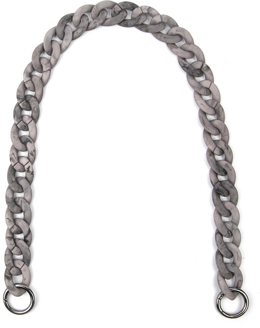 브랜드얀 감성 체인 스트랩 미니마블 무광, 스모키, 1개