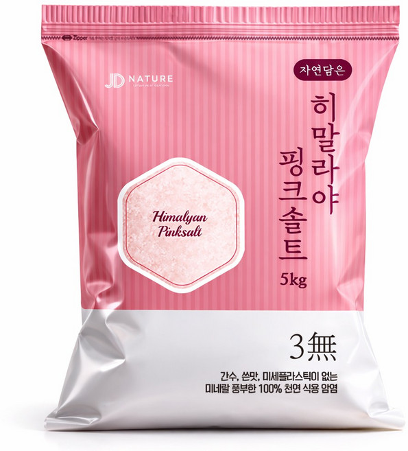 자연담은 히말라야 가는 핑크소금, 1개, 5kg