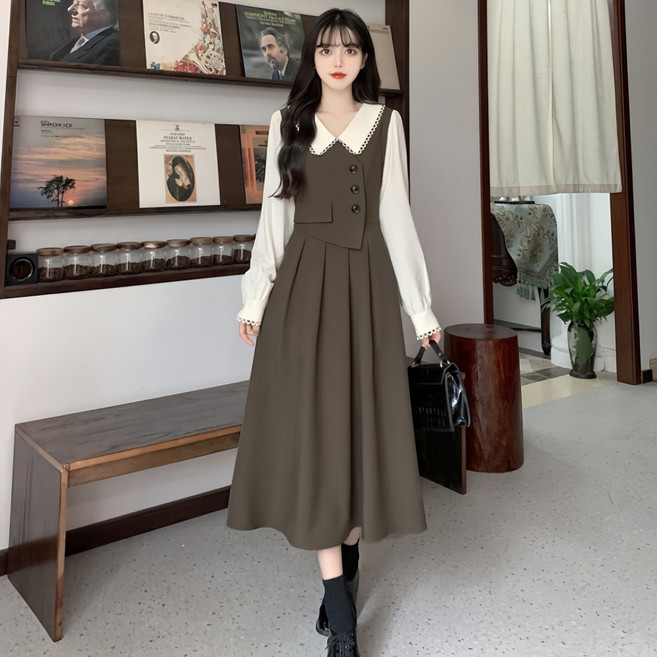 개화기의상 졸업사진 컨셉 원피스 경성의복 복고풍 드레스