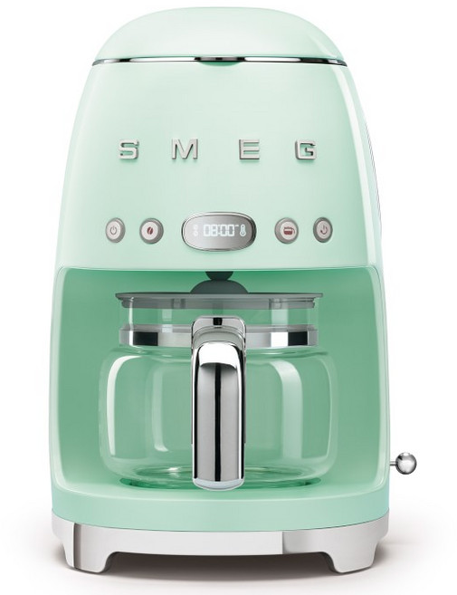SMEG 스메그 드립 커피메이커 DCF02 8가지 색상, 파스텔그린