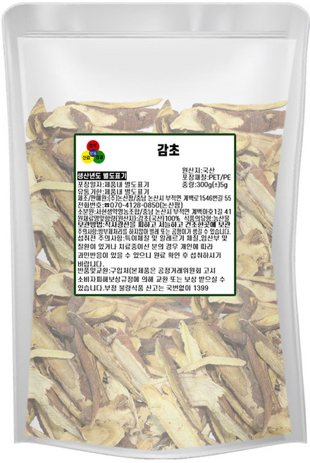 논산팜 국산 감초 300g, 2개