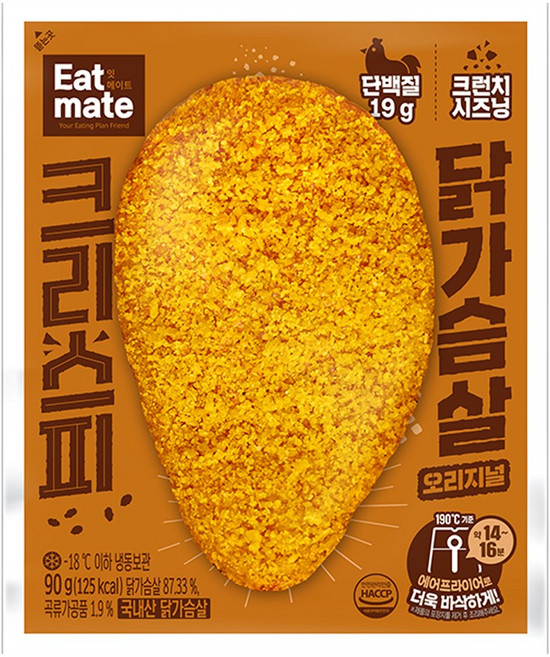 [랭킹닭컴] 잇메이트 크리스피 닭가슴살 오리지널, 90g, 30개