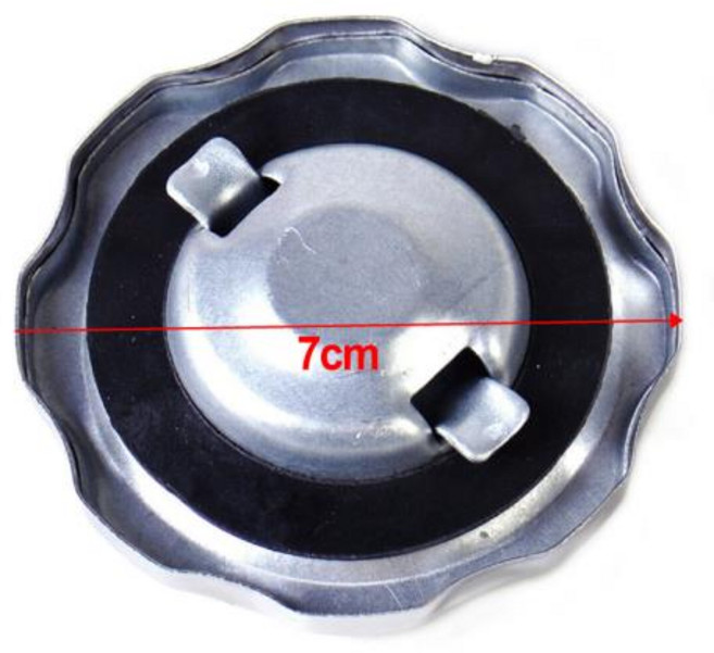 금속 연료 탱크 커버 캡 뚜껑 혼다 GX120 교체 17620-ZH7-023, 1개