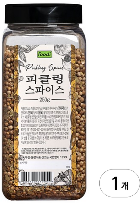 푸디 피클링스파이스, 250g, 1개