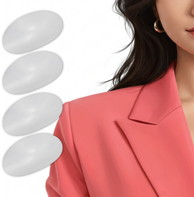 여성용 볼륨업 실리콘 어깨패드 4P