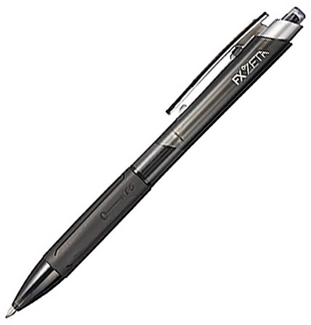 흑 유성볼펜 0.7mm 노크식 필기감 잉크 부드러운nog4+2KHV