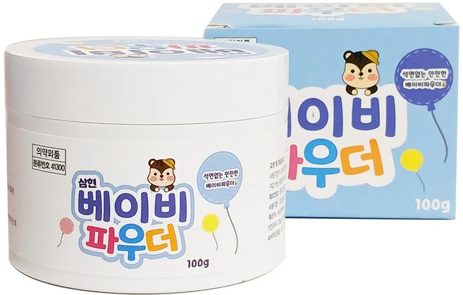 삼현 베이비 파우더 100g 땀띠분, 1개 - 쿠팡