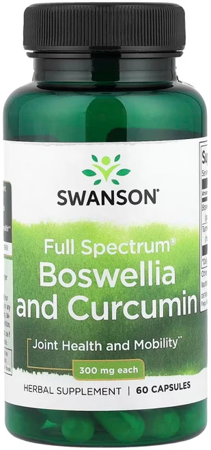 Swanson 스완슨 보스웰리아 앤 커큐민 60캡슐 2팩, 2개, 60정 - 쿠팡