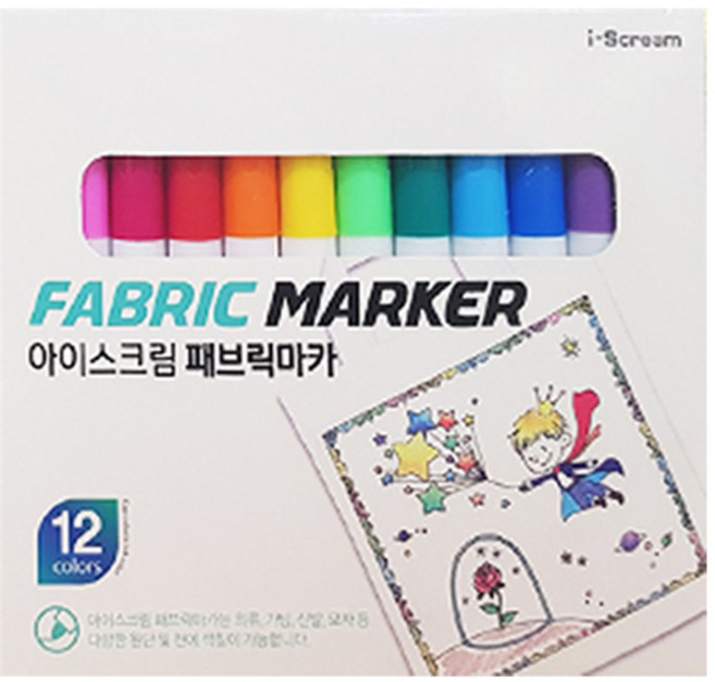 아이스크림몰 패브릭마카, 12색 868628B, 1개, 12색