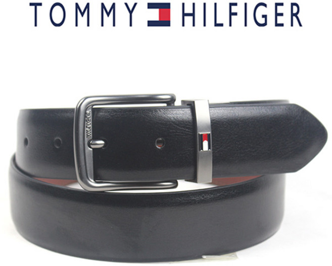 [Tommy]타미벨트 양면벨트/01XZ33/블랙_탄/빅사이즈