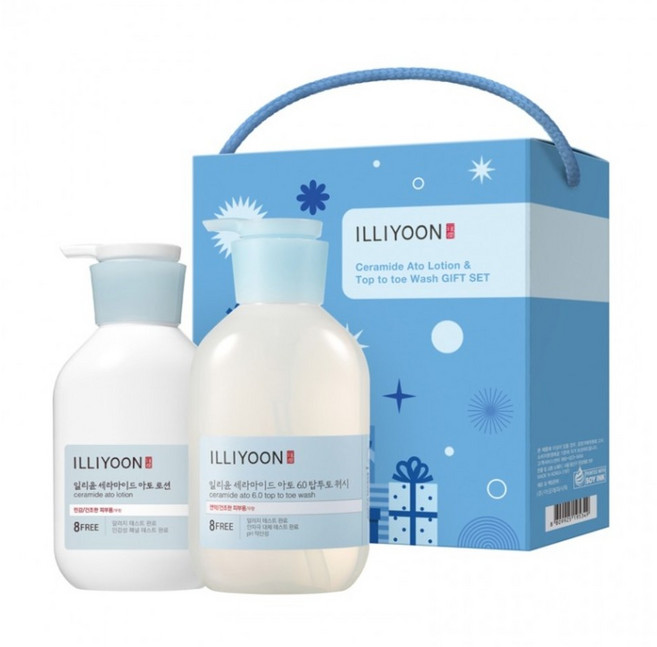 일리윤 세라마이트 아토 로션 & 워시 선물세트, 1세트
