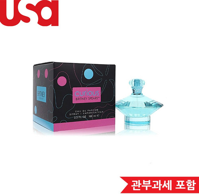 브리트니스피어스 큐리어스 오 드 퍼퓸 스프레이, 100ml, 1개
