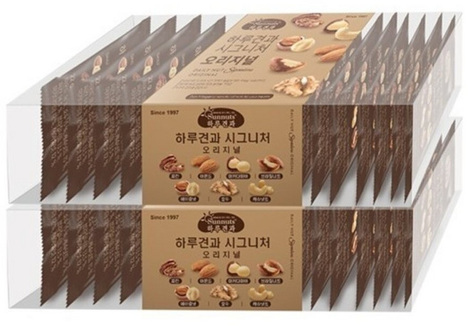 썬넛트 하루견과 시그니처 오리지널22g 18개입 2개, 22g