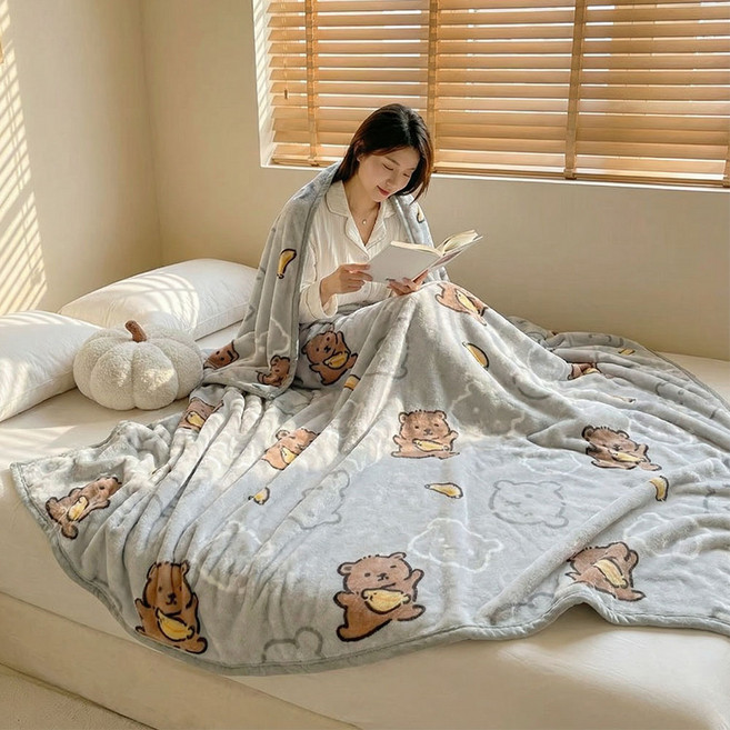 포근달 극세사 담요 다용도 무릎 쇼파 담요