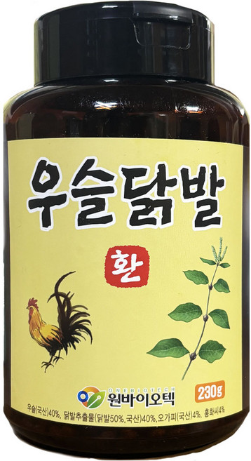 우슬닭발환 230gx3병 국내산우슬+국내산닭발 우슬환, 230g, 3개