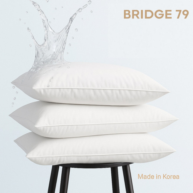 브릿지79 국내생산 위생 방수 베개커버 진드기차단 속커버