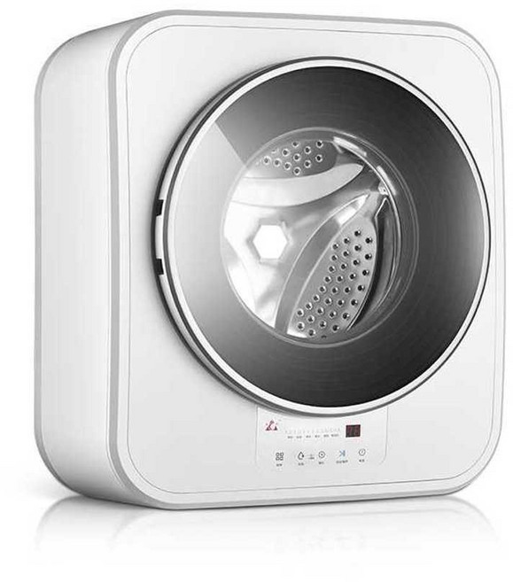 벽걸이 세탁기 미니 벽걸이형 카라반 소형 빨래 화이트 드럼 건조, 1 화이트 5KG 노브 엔트리 아연도금 인밴드