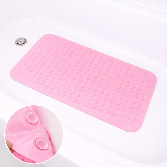 벨아로 강력흡착 미끄럼방지 욕조매트 욕실 안전매트, 1개, 핑크