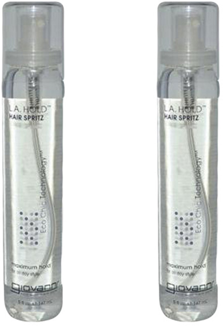 지오바니 L.A. 홀드 헤어 스프리츠 맥시멈 고정력, 147ml, 2개