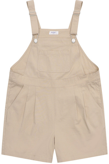 에꼴리에 [동아쇼핑]@10대룩 쿨 주니어 멜빵바지 0% 은근 멋진핏 @ 세일@@@4부 와이드 멜빵바지 21B1256 BE