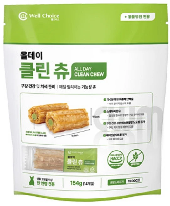 동물병원전용 올데이 클린 츄, 14개, 11g - 쿠팡