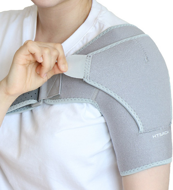 혁선생 의료용 어깨보호대 남여공용 회전근개 압박 아대 Delto H-01, Gray, 1개