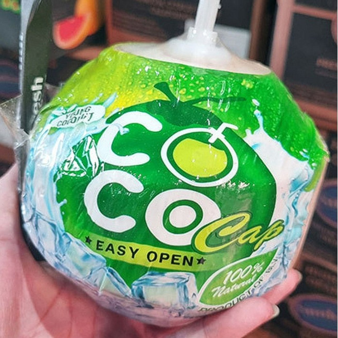 태국 현지 상큼한 맛 고당도 영코코넛, 9개, 700g