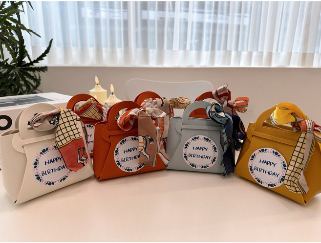 명품가방 구디백 / 스티커 커스텀 / 유치원 어린이집 돌잔치 생일 답례품 럭셔리 GoodyBag, 1개