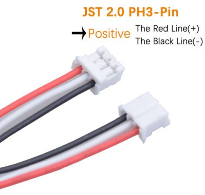 JST 충전식 리튬 이온 폴리머 배터리 401030 1.25mm 2 핀 371030 3.7V 0.3wh, 1개, 1개입