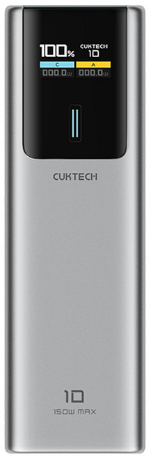 CUKTECH 쿡테크 10 파워뱅크 120W 고속 충전 노트북 보조배터리 10000mAh, PB100P, 블랙