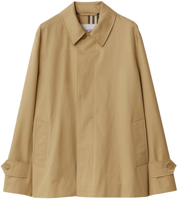 버버리 싱글 브레스티드 카 코트